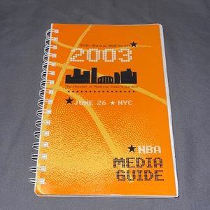 RARE 03 NBA DRAFT Madison Square Grdn Media Guide